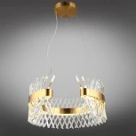 Подвесная люстра Omnilux Strasatti OML-99903-62 (LED, 220V, хрусталь, на тросе, круглые)