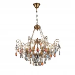 Подвесная люстра ST Luce Vianeta SL421.303.08 (220V, на цепи, свеча, круглые)