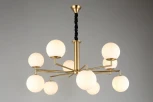 Подвесная люстра Aployt Kristian APL.759.13.10 (220V, на цепи, шарики)