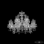 Подвесная люстра Bohemia 1411 1411/10+5/240 Ni Leafs