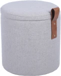 Пуф с ящиком Эркки рогожка XS серый Stool Group арт.УТ000039494