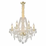 Подвесная люстра Aployt Koletta APL.755.13.06 (220V, хрусталь, на цепи, свеча)