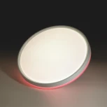 Настенно-потолочный светильник Sonex Kezo Pink 7708/EL пластик/розовый LED 70Вт 3000-6000К D500 IP43 пульт ДУ (220V, круглые)