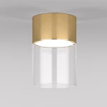 Светильник потолочный светодиодный Elektrostandard Lumen 25047/LED 10W 4000К латунь/прозрачный (220V, круглые)