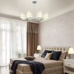 Подвесная люстра Eurosvet Amaretto 60155/8 хром (220V, на тросе)