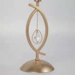 Интерьерная настольная лампа Eurosvet Salita 01066/1 перламутровое золото