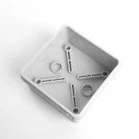 Коробка разветвительная 2-х компонентная (серый) Stekker 49198