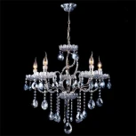 Подвесная люстра Eurosvet 3015 3015/5 хром / лазурный хрусталь