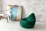 Кресло мешок Dreambag Груша Зеленый Велюр (2XL, Классический) 5022831