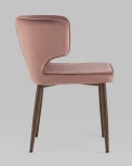 Стул Stool Group Матео велюр пыльно-розовый ножки дерево УТ000031336