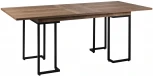 Стол раскладной обеденный R-Home Loft 160 Дуб табак
