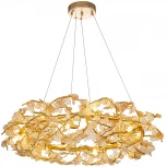 Подвесная люстра 11042/12P Gold Indigo Splendore V000421 (220V, на тросе, листья, ветки)