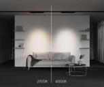 Трековый светильник трехфазный 20W 220V Maytoni Points TR195-3-20W2.7K-M-B (LED)