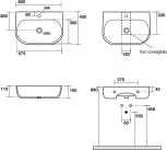 Раковина Kerasan Nolita 60х45 см