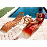 Комплект шезлонги и столик Afina AFM-803A-T133 2pcs Beige-Terracotta