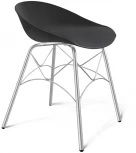 Стул SHT-ST19/S107 черный/хром лак Sheffilton 8896568702