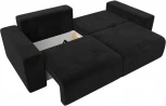 Диван прямой Лига-036 НПБ Классик (Черный/Велюр) Лига Диванов арт.121312