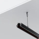 Шинопровод под гипсокартон накладной/подвесной магнитный черный 2м Maytoni Busbar trunkings Exility TRXM034-R-412B (48V)