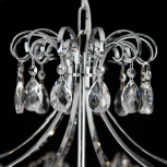 Подвесная люстра Eurosvet Crystal 10080/6 хром / прозрачный хрусталь