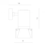 Спот Arte Lamp Falena A6709AP-1BK