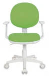 Кресло детское Бюрократ Ch-W356AXSN салатовый 15-118 крестовина пластик пластик белый