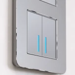 Рамка на 4 поста Platinum (алюминий) Werkel W0042606 (a059218)