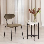 Столик кофейный Secret De Maison FENDY (mod. 11980) алюминиевый сплав/мрамор, 38*38*53 см, античная медь Tetchair 15859