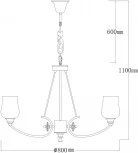 Подвесная люстра MW-Light Палермо 386017908