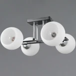 Потолочная люстра на штанге ILLUMICO IL0791-4CSQ-25 BK CR TRENTO (220V)