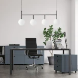 Подвесной светильник Austere Black ImperiumLoft Austere01 (140541-26) (220V, на тросе, шар)