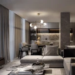 Подвесная люстра Maytoni Balance MOD317PL-04G (220V, на тросе, шарики)