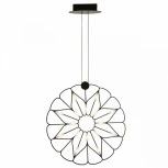 Подвесной светильник Maytoni Volare MOD037PL-L16B (LED, 220V, на тросе, цветы, круглые)