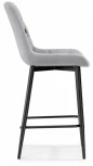 Полубарный стул Notta Алст К светло-серый / черный 502124