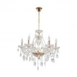 Люстра подвесная Lumion Alissa 8376/6 золото/прозрачный, металл/хрусталь E14 6*40W 220V