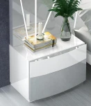 Кровать FENICIA 606 (180 х200) белый/серый без ящика для белья