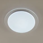 Потолочный светильник RGB круглый Citilux Спутник CL734330G (LED, 220V, пульт управления, круглые, звездное небо)