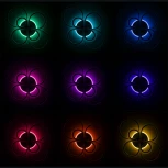 Потолочная люстра RGB Citilux Сента CL237B160E (LED, 220V, пульт управления, кольцо)