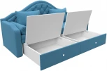 Диван детский прямой Сойер (Голубой/Рогожка) Лига Диванов арт.123172