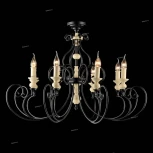 Подвесная люстра Maytoni Karina H631-PL-08-B (220V, на цепи, подсвечник, свеча)