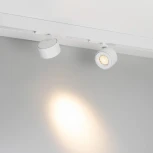 Трековый светильник магнитный MAG-ORIENT-POINT-R80-12W Day4000-MIX (WH, 18 deg, 48V, TUYA Zigbee) (Arlight, IP20 Металл) 048407 (LED, управление смартфоном, умный дом - Tuya Smart)