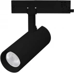 Трековый однофазный светильник LED LGD-GERA-2TR-R60-15W Warm3000 (BK, 15 deg, 230V) (Arlight, IP20 Металл) 055063
