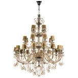 Подвесная большая люстра Osgona Nativo 715287 (220V, хрусталь, на цепи)