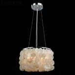 Подвесная люстра Eurosvet 60005-3535 60005/3 хром / перламутр (220V, на тросе)