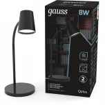 Офисная настольная лампа Gauss Qplus GT6032 (регулировка яркости, LED, 220V, сенсорный выключатель)