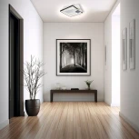 Потолочная люстра Escada Concept 10226/3 SQUARE LED*75W Black/White