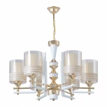 Подвесная люстра Arte Milano Florentia-6087 306087/6 Wh/Gd (220V, на цепи)