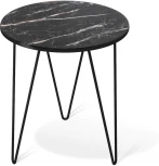 Столик кофейный Sheffilton SHT-CT27 черный муар/черный мрамор от фабрики Sheffilton