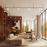 Трековый светильник 5W 48V Maytoni Luna TR208-1-5W3K-B (LED, шар)