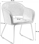 Стул R-Home Oscar Браун/Линк