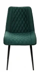 Стул Поль зеленый #19, велюр / черный каркас